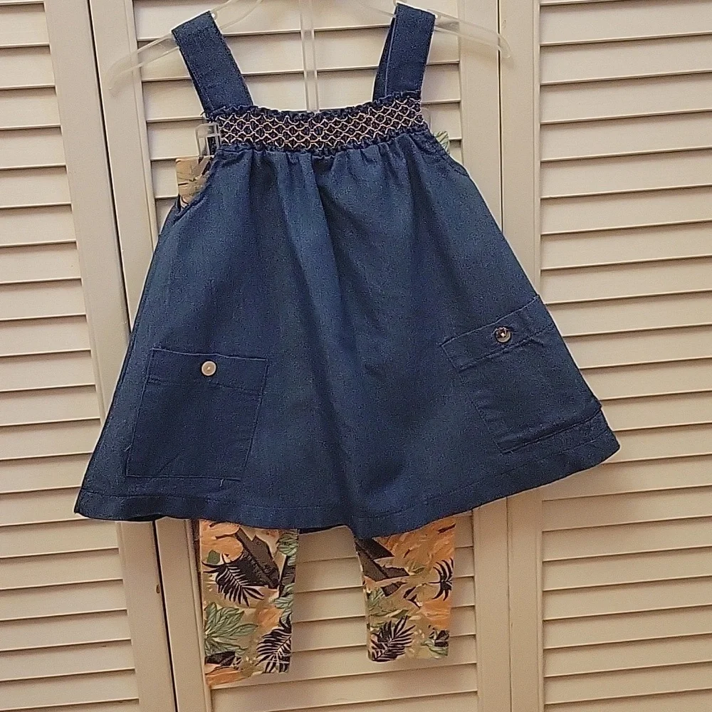 Chambray 2 piece outfit - Picture 1 of 2